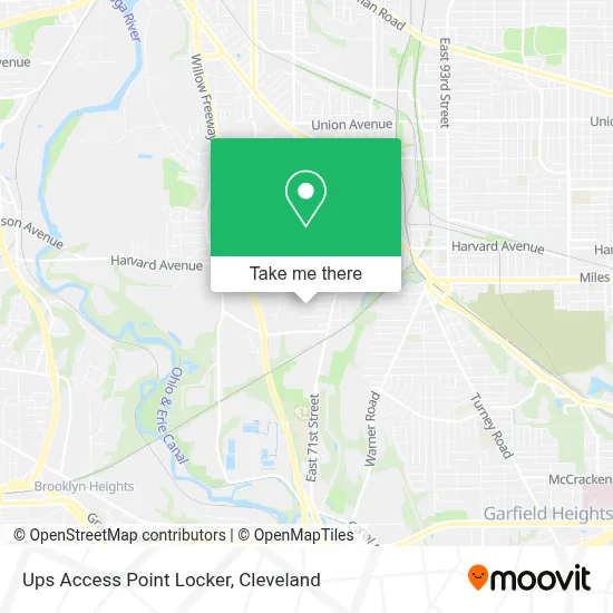 Ups Access Point Locker map