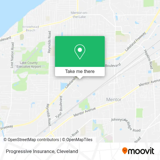 Progressive Insurance map