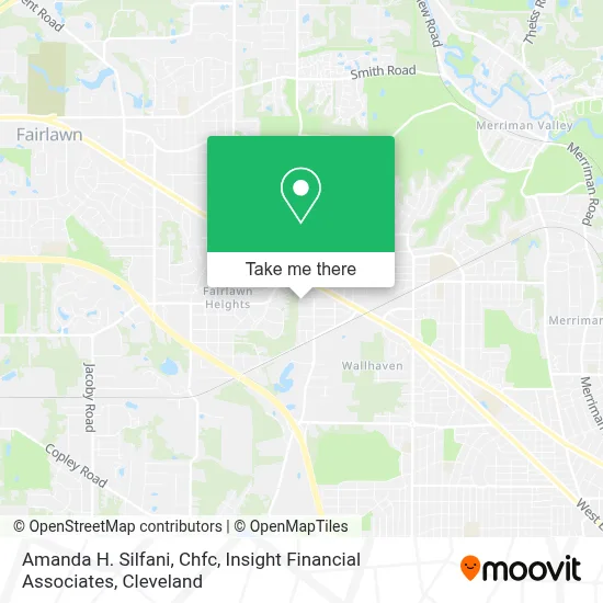 Amanda H. Silfani, Chfc, Insight Financial Associates map