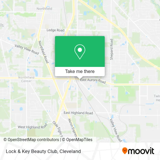 Lock & Key Beauty Club map