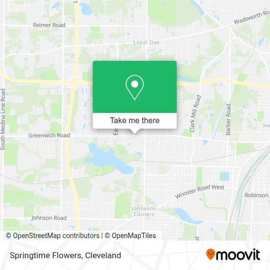 Springtime Flowers map