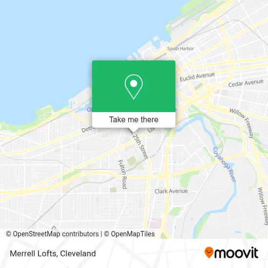 Merrell Lofts map