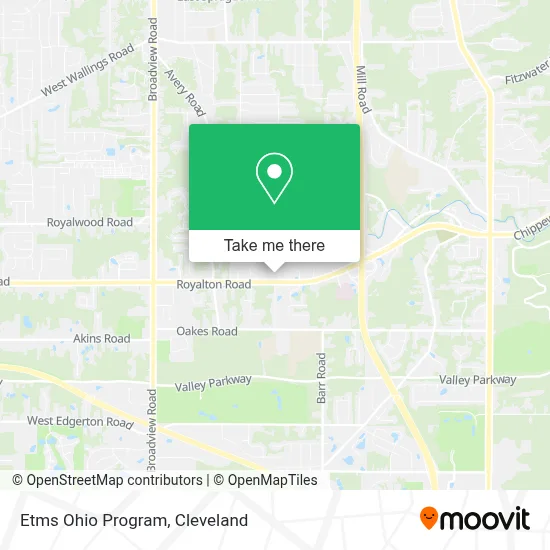 Etms Ohio Program map