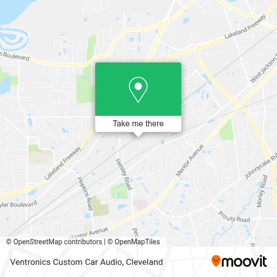 Ventronics Custom Car Audio map