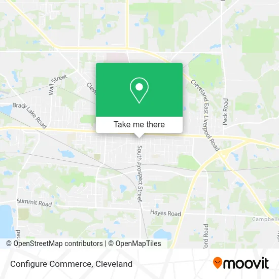 Configure Commerce map