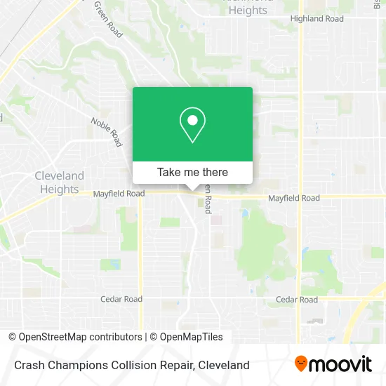 Crash Champions Collision Repair map