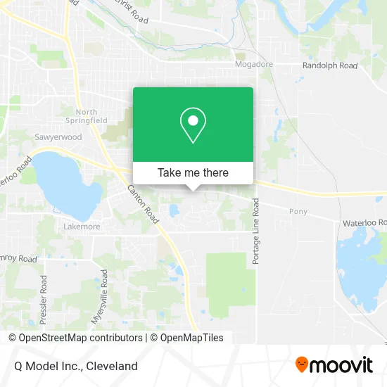 Q Model Inc. map