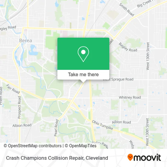 Crash Champions Collision Repair map