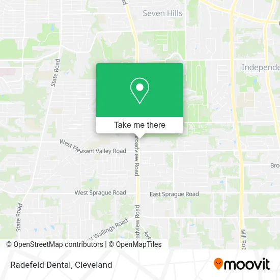 Radefeld Dental map