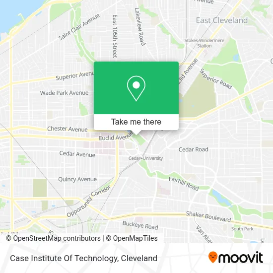 Case Institute Of Technology map