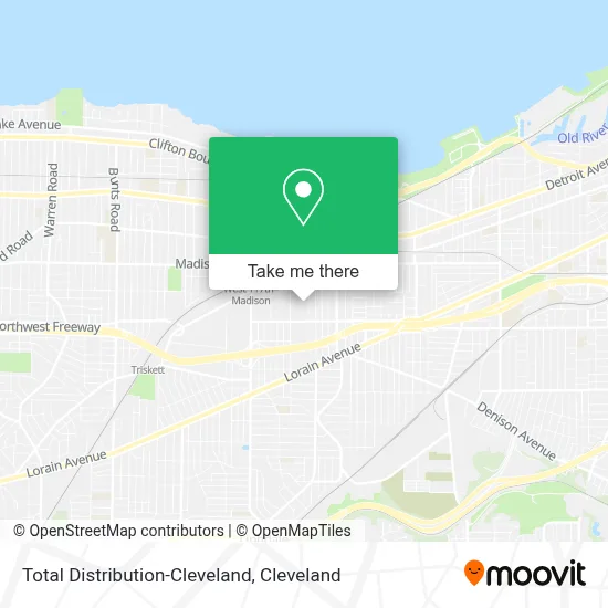 Total Distribution-Cleveland map