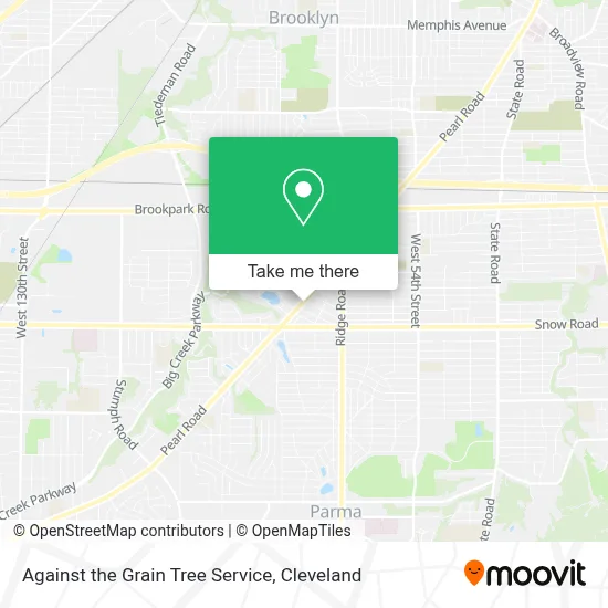 Against the Grain Tree Service map
