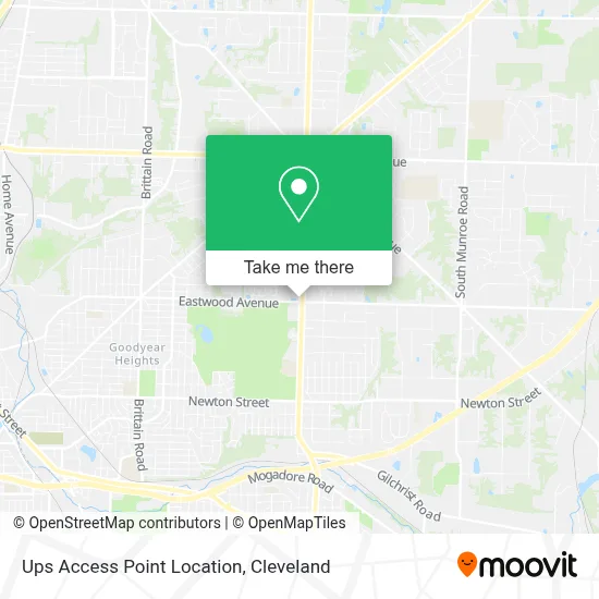 Ups Access Point Location map