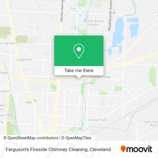 Ferguson's Fireside Chimney Cleaning map
