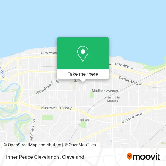 Inner Peace Cleveland's map