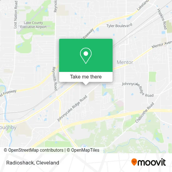 Radioshack map