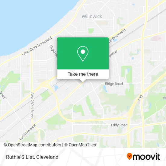 Ruthie’S List map