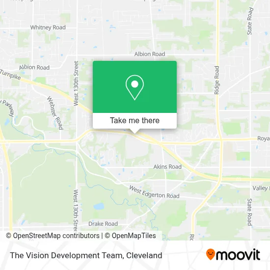 The Vision Development Team map