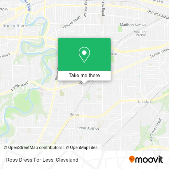 Ross Dress For Less map