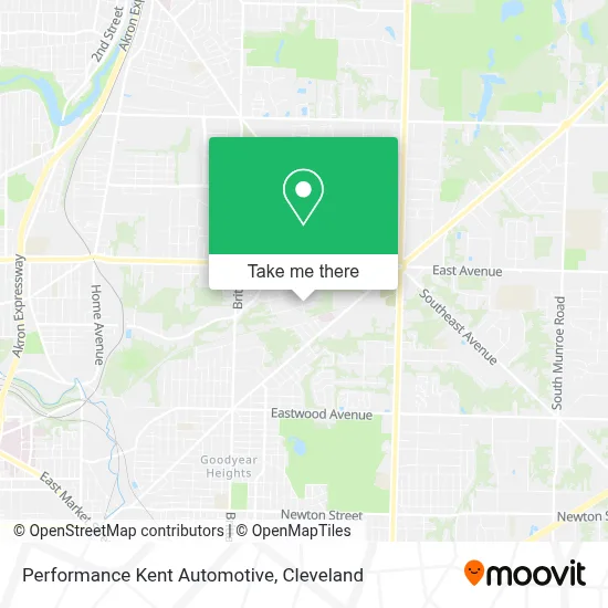 Performance Kent Automotive map