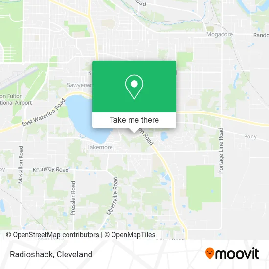 Radioshack map