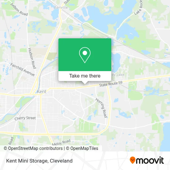 Kent Mini Storage map