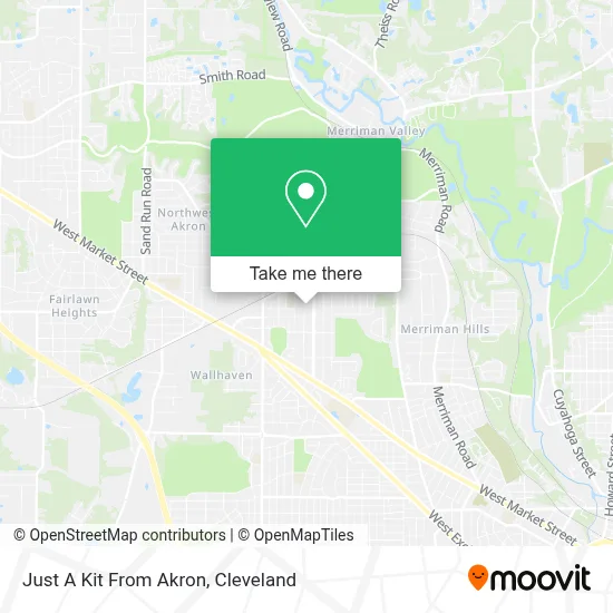 Just A Kit From Akron map