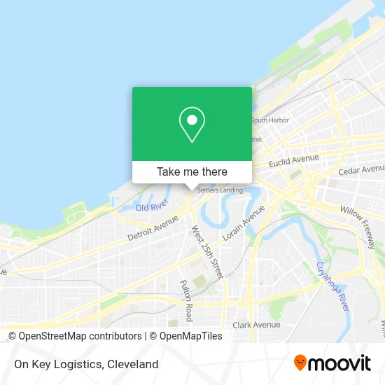 On Key Logistics map