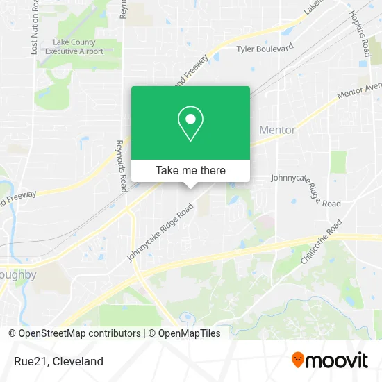 Rue21 map