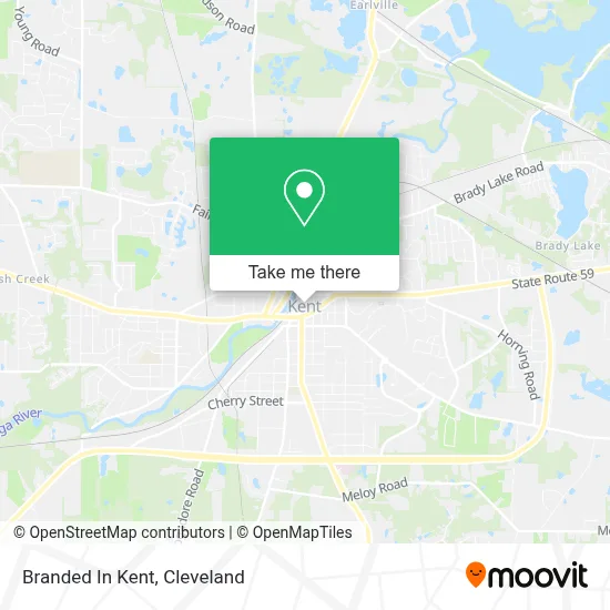 Branded In Kent map