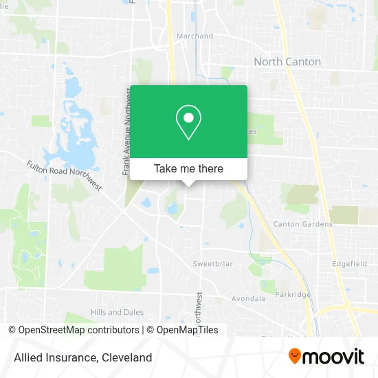 Allied Insurance map