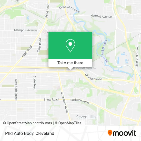 Phd Auto Body map