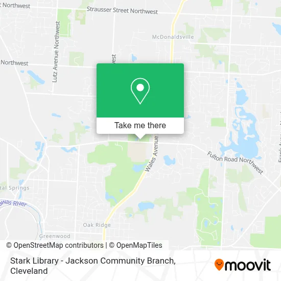 Stark Library - Jackson Community Branch map