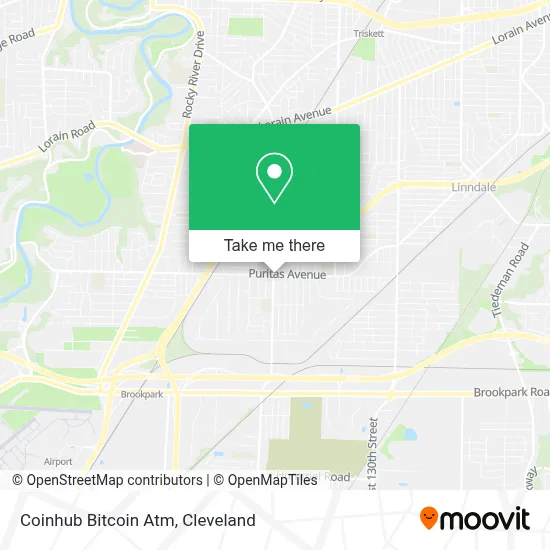 Coinhub Bitcoin Atm map