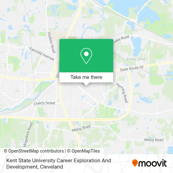 Kent State University Career Exploration And Development map