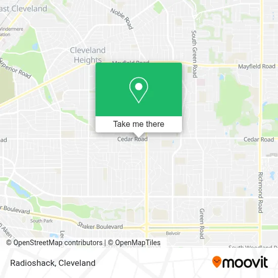 Radioshack map