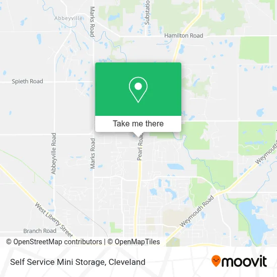 Self Service Mini Storage map