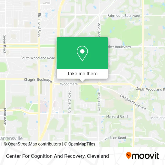 Center For Cognition And Recovery map