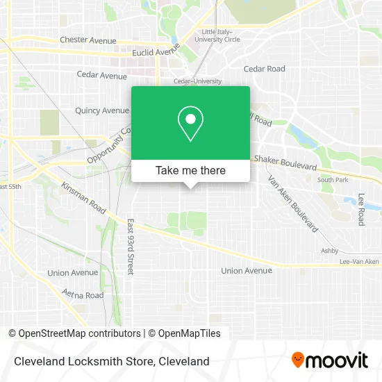 Cleveland Locksmith Store map