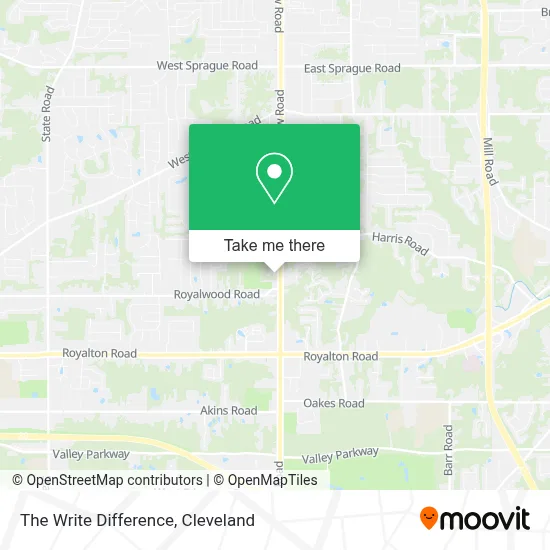 The Write Difference map