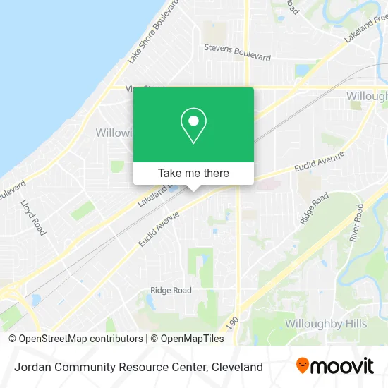 Jordan Community Resource Center map