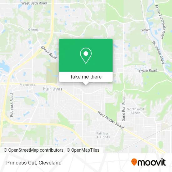 Princess Cut map