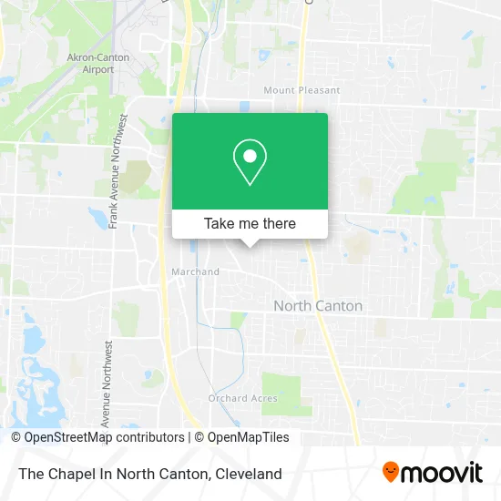 The Chapel In North Canton map