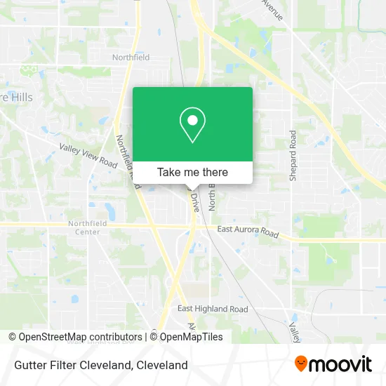 Gutter Filter Cleveland map