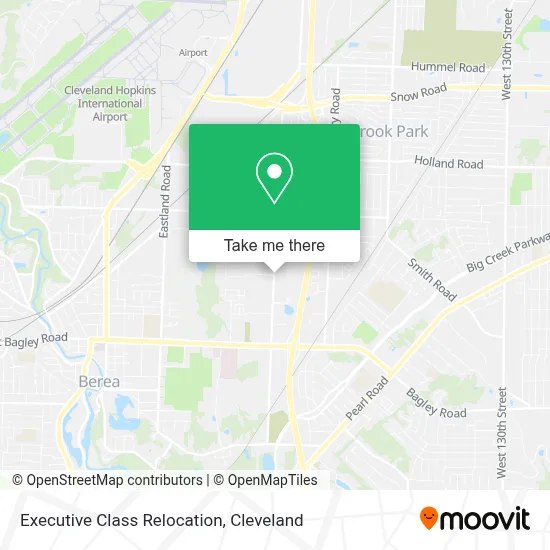 Executive Class Relocation map