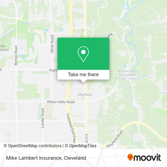 Mike Lambert Insurance map