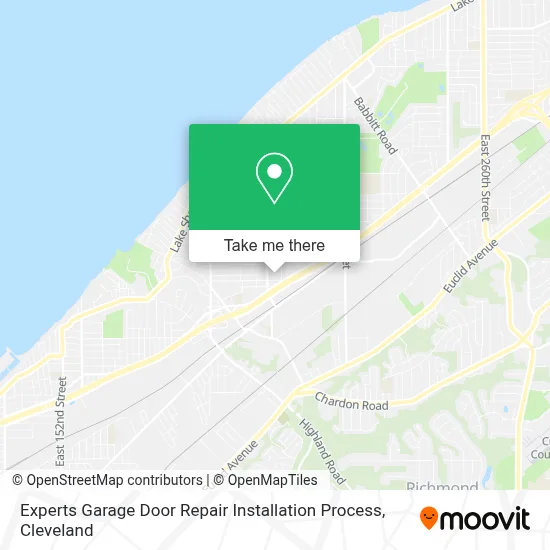 Experts Garage Door Repair Installation Process map