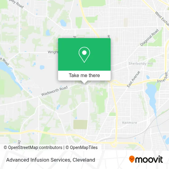 Advanced Infusion Services map