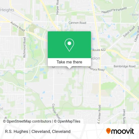 R.S. Hughes | Cleveland map