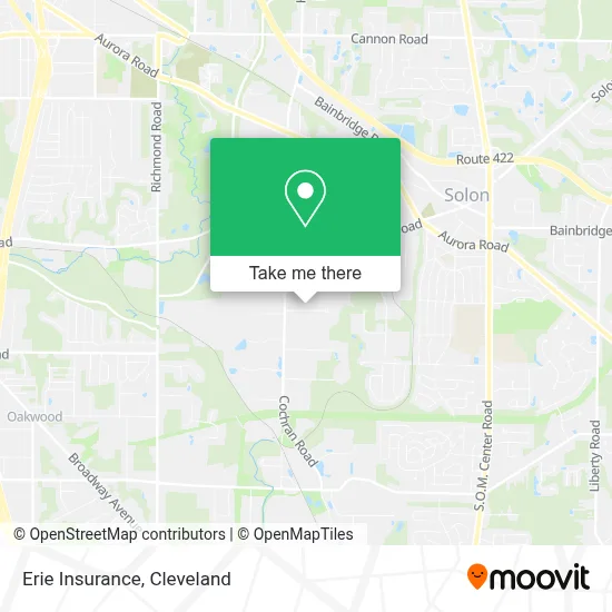 Erie Insurance map